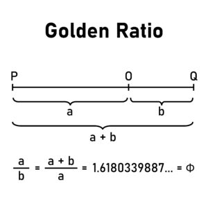 Line,segment,in,the,golden,ratio,in,mathematics.,math,resources