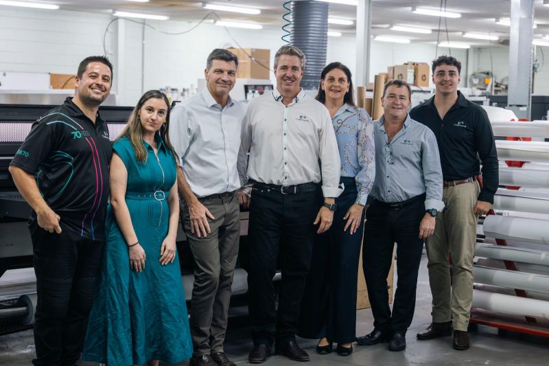 Colemans Printing Welcomes Angus Taylor To Discuss The Future Of Northern Territory Manufacturing