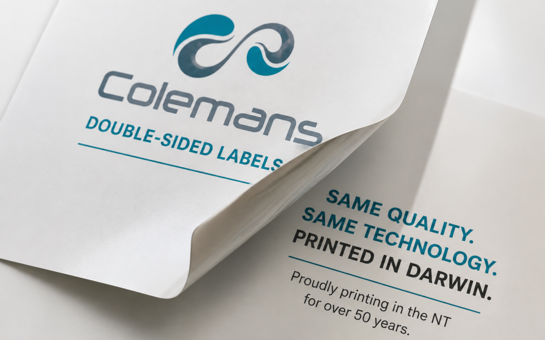 Double-Sided Labels: The Same Technology Behind Share a Coke, Now Printed in Darwin